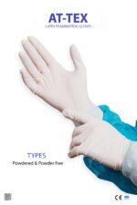 AT-TEX Latex Examination Gloves | Powdered & Powder-Free Medical Gloves