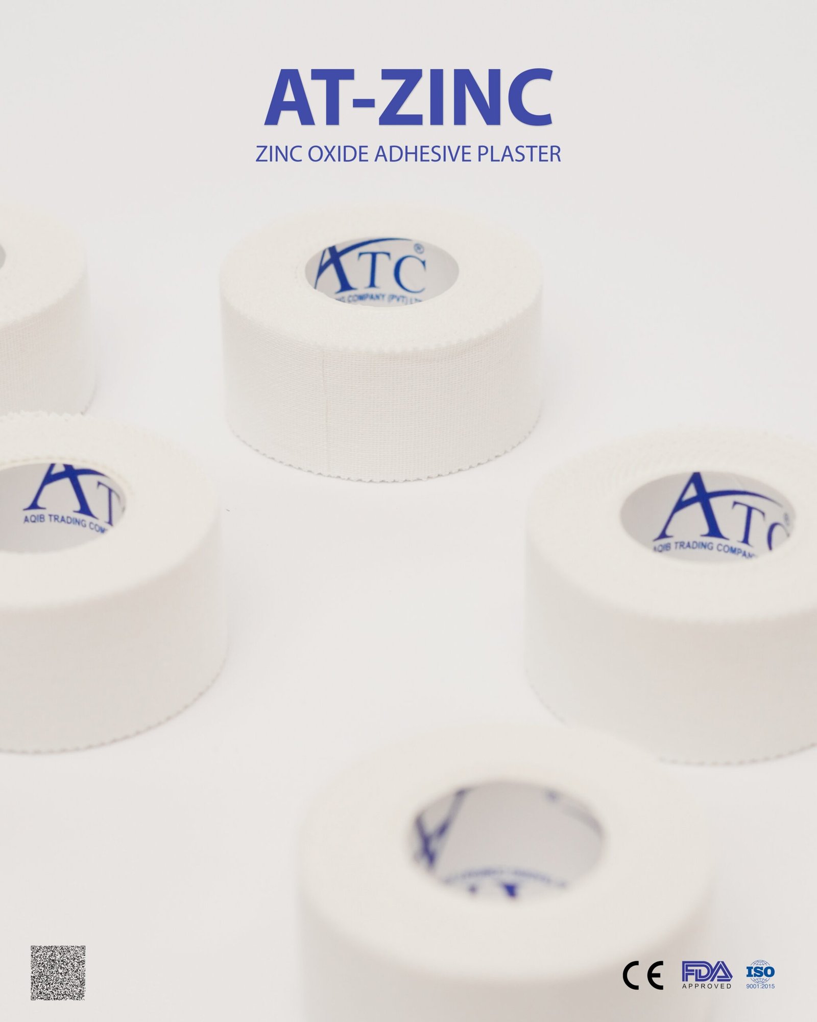 AT-ZINC Zinc Oxide Adhesive Plaster – Joint Support & Wound Protection
