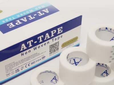 AT-Tape Non Woven Tape 2.5cm x 4.5m – Hypoallergenic Medical Tape