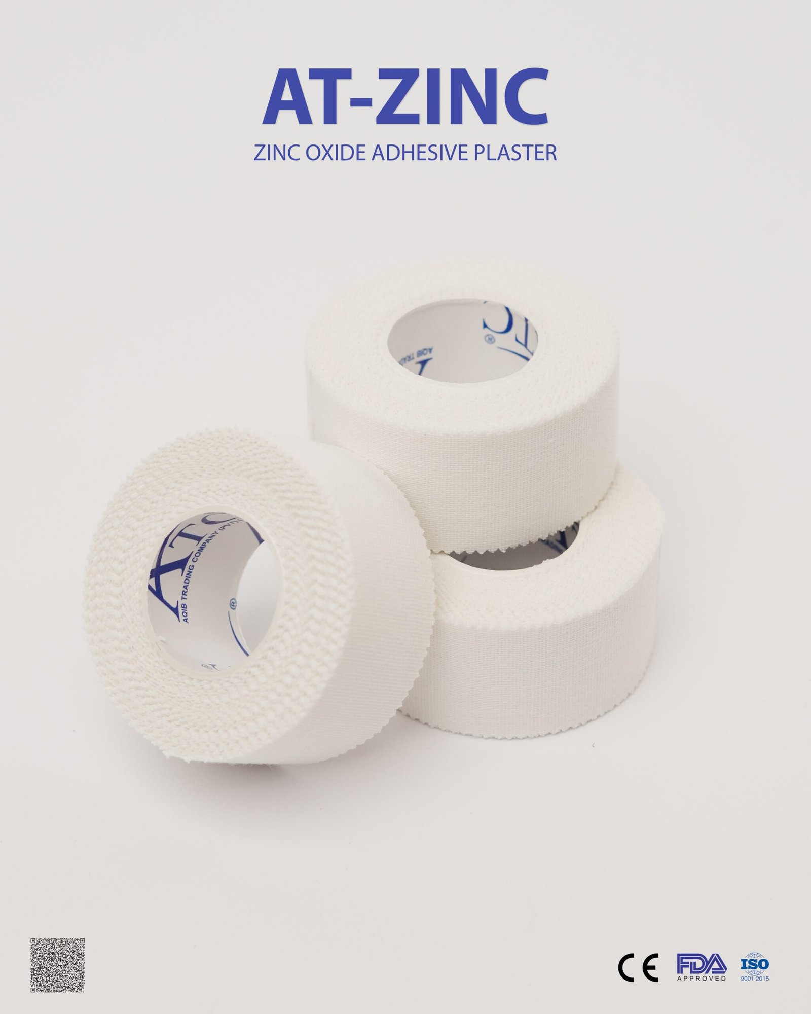 AT-ZINC Zinc Oxide Adhesive Plaster – Joint Support & Wound Protection