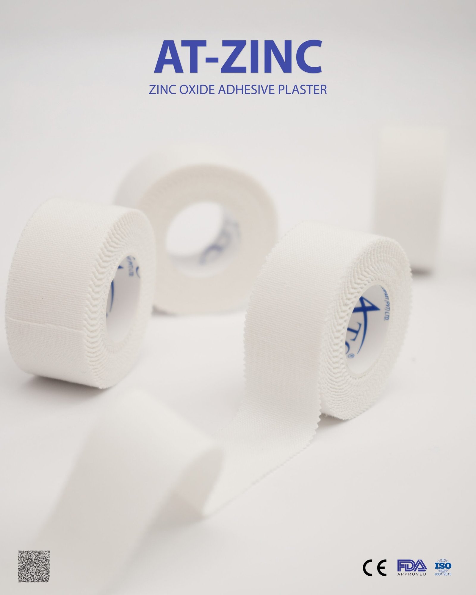 AT-ZINC Zinc Oxide Adhesive Plaster – Joint Support & Wound Protection